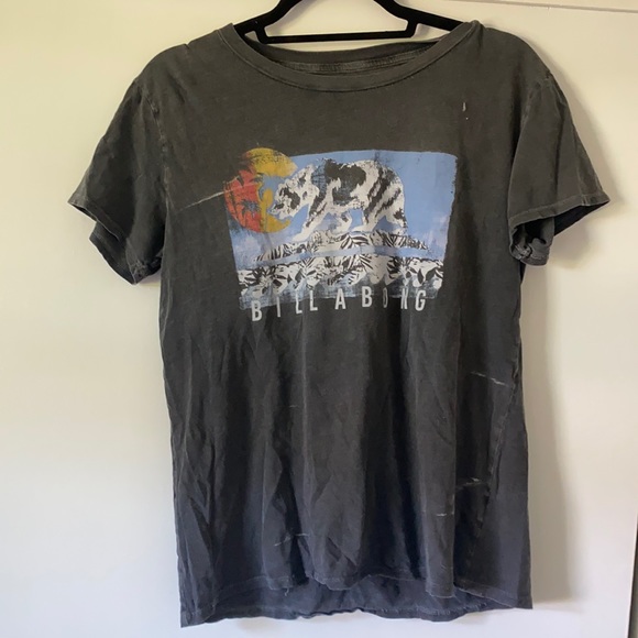 Billabong Grey T shirt - Picture 1 of 3